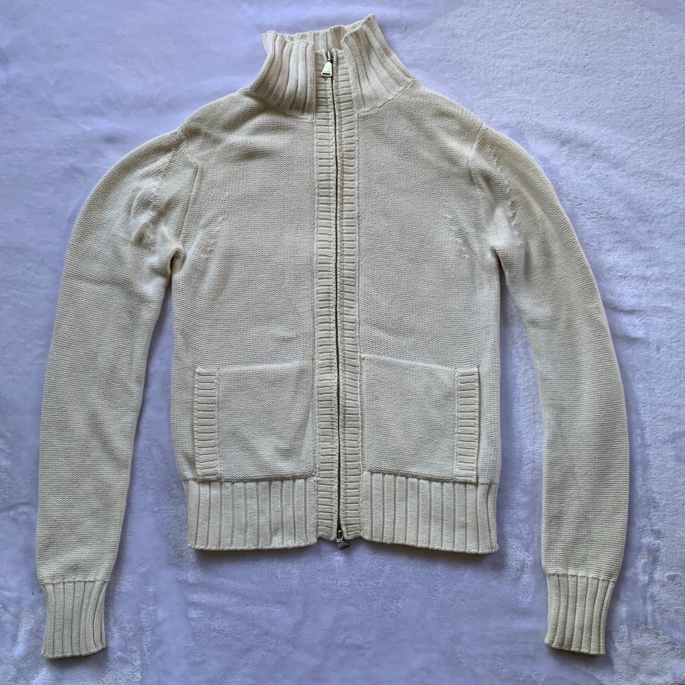 Calvin Klein Zip-Up Sweater Size Small